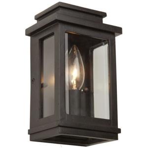 Freemont-1 Light Outdoor Wall Mount in Transitional Outdoor Style-3.5 Inches Wide by 8 Inches High