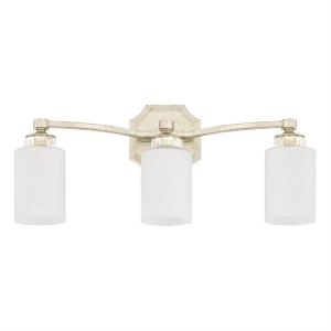 Olivia 3 Light Transitional Bath Vanity Approved for Damp Locations