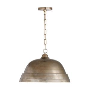 18 Inch 1 Light Pendant - in Urban/Industrial style - 18 high by 11.5 wide