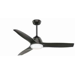 Wisp - 3 Blade 52 Inch Ceiling Fan with Handheld Control in Modern Casual Style and includes 3 Motor Speed settings