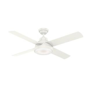 Levitt - 4 Blade 54 Inch Ceiling Fan with Wall Control in Casual Modern Style and includes 4 Motor Speed settings