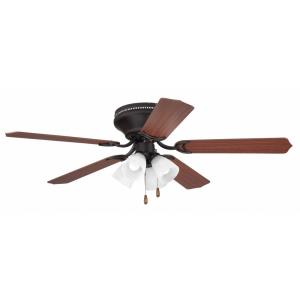 Brilliante - Ceiling Fan with Light Kit in Traditional Style - 52 inches wide by 12.99 inches high