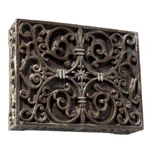 Carved Box - Renaissance - 6.75 inches wide by 8.5 inches high