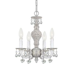 Sutton - Four Light Mini Chandelier in Minimalist Style - 13.5 Inches Wide by 15 Inches High