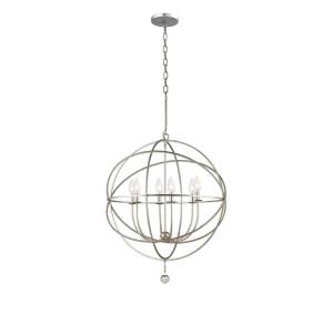 Solaris - Six Light Chandelier in Minimalist Style - 22.5 Inches Wide by 27.5 Inches High