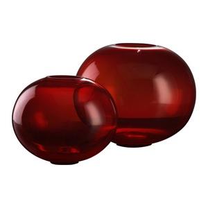 Red Pod Vase - 10 Inches Wide by 8 Inches High