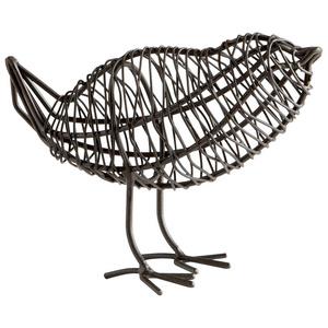 Bird On A Wire - Small Decorative Sculpture - 2 Inches Wide by 3.75 Inches High