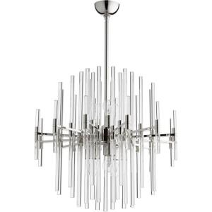 Quebec - Six Light Pendant - 26.25 Inches Wide by 26.75 Inches High