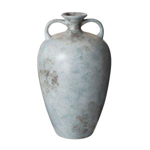 Mottled - Transitional Style w/ ModernFarmhouse inspirations - Earthenware Mottled Starling Vase - 20 Inches tall 12 Inches wide