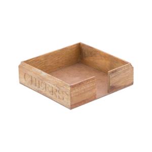 Cheers - 7.25 Inch Carved Paper Napkin Holder