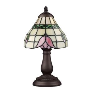 Mix-N-Match - 1 Light Table Lamp in Traditional Style with Victorian and Vintage Charm inspirations - 13 Inches tall and 6 inches wide