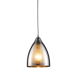 Reflections - 1 Light Mini Pendant in Modern/Contemporary Style with Art Deco and Luxe/Glam inspirations - 8 Inches tall and 6 inches wide