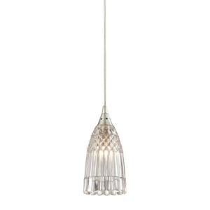 Kersey - 1 Light Mini Pendant in Modern/Contemporary Style with Luxe/Glam and Boho inspirations - 8 Inches tall and 4 inches wide