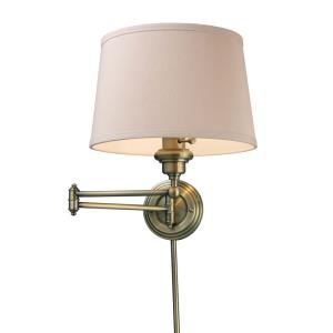 Westbrook - 3W 1 LED Swingarm Wall Sconce in Transitional Style with Country/Cottage and Coastal inspirations - 14.5 Inches tall and 12 inches wide