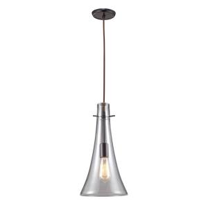 Menlow Park - 1 Light Mini Pendant in Transitional Style with Retro and Scandinavian inspirations - 16 Inches tall and 7 inches wide