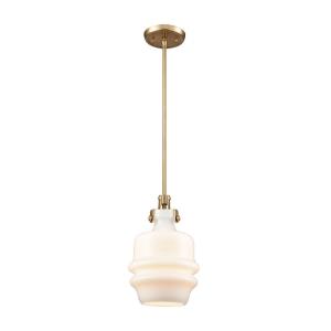 Zumbia - 1 Light Mini Pendant in Transitional Style with Modern Farmhouse and Urban/Industrial inspirations - 12 Inches tall and 8 inches wide