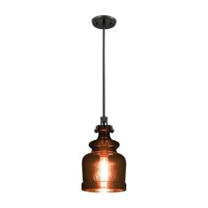 Sheffield - 1 Light Mini Pendant in Transitional Style with Modern Farmhouse and Southwestern inspirations - 14 Inches tall and 8 inches wide