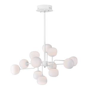 Puffs-57.6W 12 LED Pendant-33 Inches wide by 20 inches high