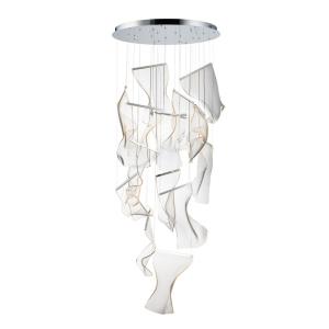 Rinkle-819W 14 LED Pendant-27.5 Inches wide by 14 inches high