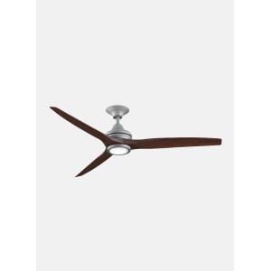 Spitfire 3 Blade 60 Inch Ceiling Fan with Handheld Control and Includes Light Kit