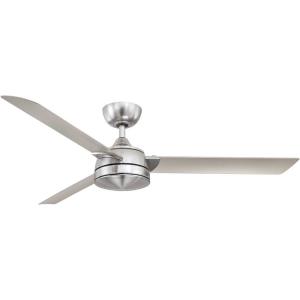 Xeno Damp 3 Blade 56 Inch Ceiling Fan with Handheld Control and Includes Light Kit