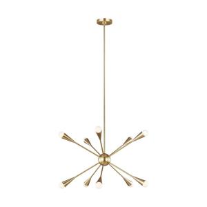 Ellen Collection-Jax-Ten Light Chandelier-27.25 Inches Wide by 16.75 Inches Tall