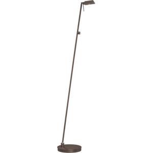 George&#39;s Reading Room-8W 1 LED Floor Lamp in Contemporary Style-8.25 Inches Wide by 50 Inches Tall