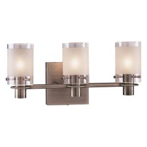 Chimes-Three Light Bath Vanity in Contemporary Style-16 Inches Wide by 7.75 Inches Tall