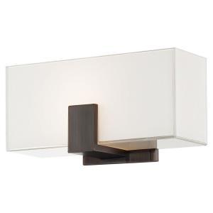 One Light Wall Sconce in Contemporary Style-10 Inches Wide by 5 Inches Tall
