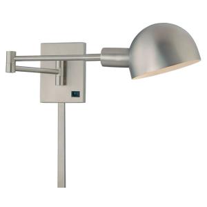 P3-One Light Swing Arm Wall Sconce in Contemporary Style-17 Inches Wide by 7.25 Inches Tall