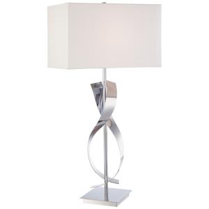 One Light Table Lamp in Contemporary Style-10 Inches Wide by 33 Inches Tall