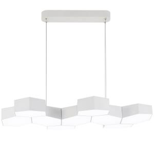 Hexacomb-53W 9 LED Pendant-18.75 Inches Wide by 3.25 Inches Tall