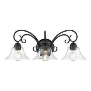 Homestead - 3 Light Vanity Bathroom Light in Eclectic style - 9 Inches high by 24 Inches wide