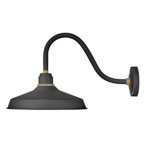 Foundry Classic - 1 Light Medium Outdoor Gooseneck Barn Light - Traditional, Industrial Style - 16 Inch Wide by 15.25 Inch High