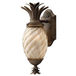 Plantation - 1 Light Extra Small Outdoor Wall Lantern in Traditional, Glam Style - 6 Inches Wide by 14 Inches High
