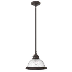 Amelia - 1 Light Small Pendant in Traditional, Industrial Style - 11.75 Inches Wide by 9 Inches High