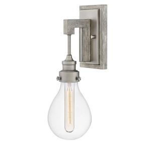 Denton - 1 Light Wall Sconce in Rustic, Industrial, Scandinavian Style - 5.25 Inches Wide by 15.75 Inches High