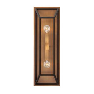 Fulton - 2 Light Wall Sconce in Transitional, Industrial Style - 7.5 Inches Wide by 22.25 Inches High