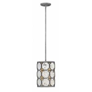 Lara - One Light Pendant in Transitional, Glam Style - 8.5 Inches Wide by 12.25 Inches High