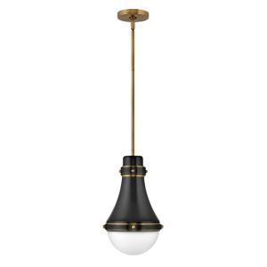Oliver - 1 Light Small Pendant in Traditional, Transitional Style - 9 Inches Wide by 15.5 Inches High