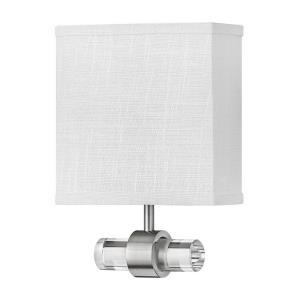 Luster - 16W 1 LED Wall Sconce in Traditional, Glam Style - 8 Inches Wide by 11.75 Inches High