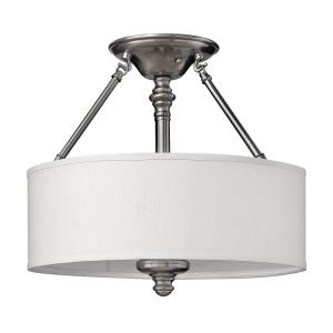 Sussex - 3 Light Medium Semi-Flush Mount in Traditional Style - 16 Inches Wide by 15 Inches High