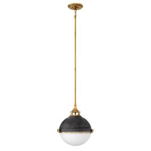 Fletcher - 2 Light Small Pendant in Traditional, Industrial Style - 13.5 Inches Wide by 14.5 Inches High