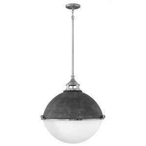 Fletcher - 3 Light Large Orb Chandelier in Traditional, Industrial Style - 22 Inches Wide by 23 Inches High