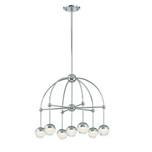 Boca 7-Light LED Chandelier - 23.5 Inches Wide by 20.5 Inches High