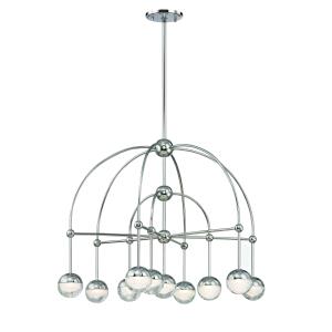Boca 10-Light LED Chandelier - 31 Inches Wide by 24 Inches High