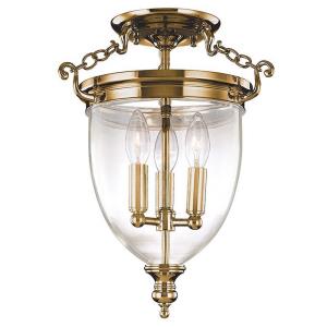 Hanover - Three Light Pendant - 11 Inches Wide by 14.5 Inches High