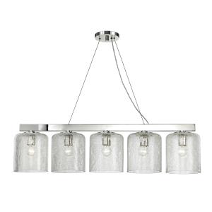 Charles 5-Light Island-Light - 40.5 Inches Wide by 10.25 Inches High