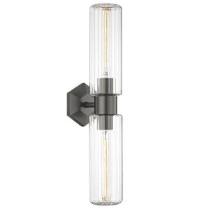 Roebling - Two Light Wall Sconce in Contemporary Style - 4.75 Inches Wide by 23.75 Inches High