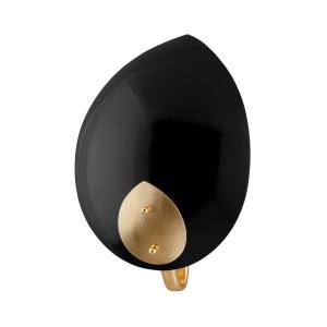 Lotus - One Light Wall Sconce in Modern Style - 9.25 Inches Wide by 13.33 Inches High